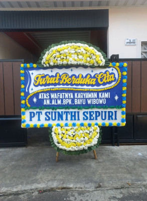 Papan Bunga Duka di Binjai Selatan