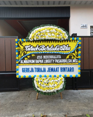 Papan Bunga Duka di Binjai Selatan